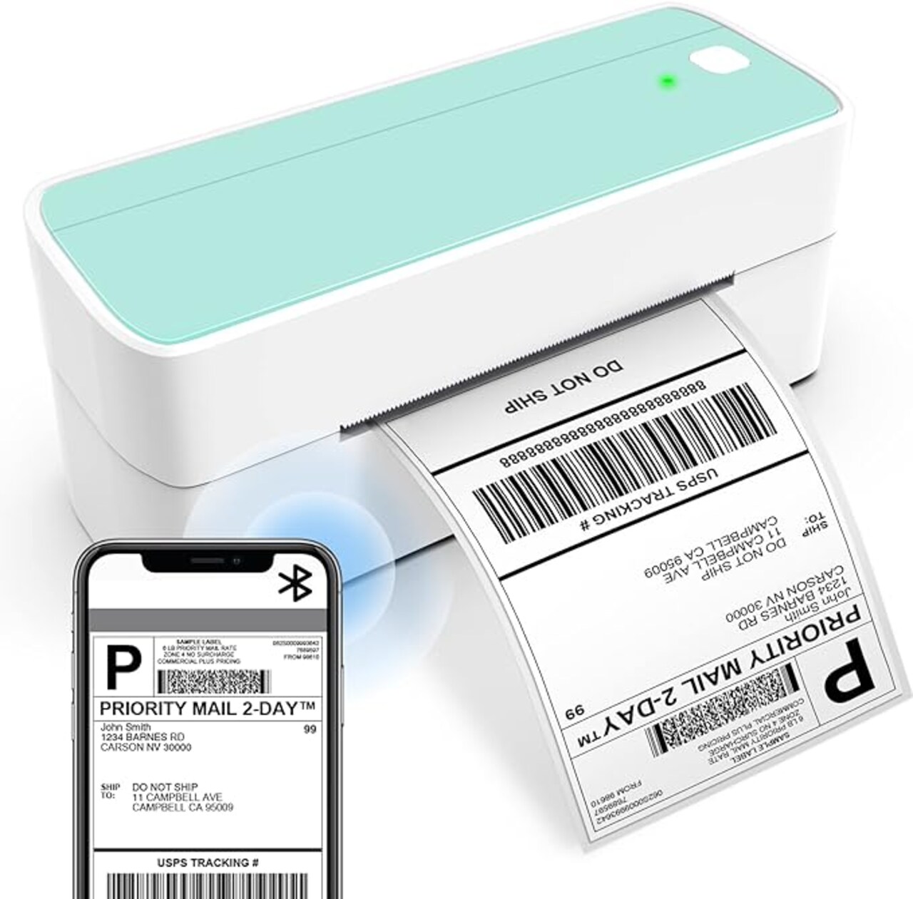 ASprink®- Bluetooth Shipping Label Printer 4x6 | Wireless Thermal Printer for Label Creat